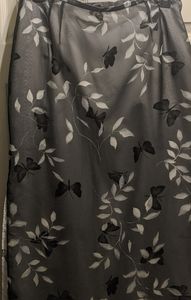 Black and White Sheet lined skirt